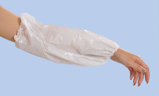 Disposable Colorful Plastic PE/LDPE Arm Sleeve Protection For Food Industry