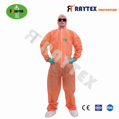 White Safety Protective Disposable PP Isolation Coverall anti dust overalls for constrution and painting ISO13485