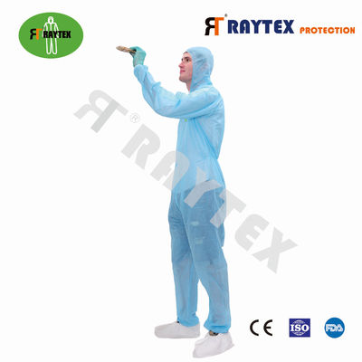 Basic PP Nonwoven Type 5/6 Disposable Medical Coveralls Protective Clothing EN14126 ISO133485