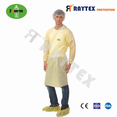 Non Woven Isolation Gowns PP PE SMS 35-50 Gsm Disposable Surgeon Gown CE ISO13485
