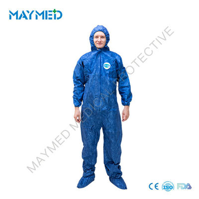 SFS 90g Nonwoven Disposable Coveralls Unisex for working clothing anti virus Medical overalls