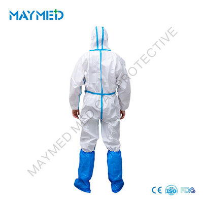 Anti Virus Type 4B 5B 6B Medical Microporous Disposable Medical Coveralls