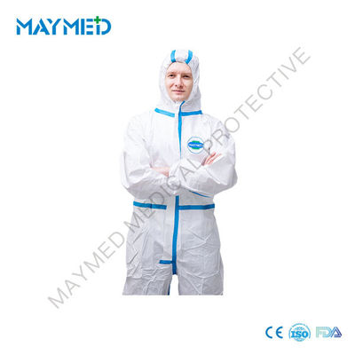 Type 4/5/6 Anti Static Safety Non Woven Microporous Coveralls