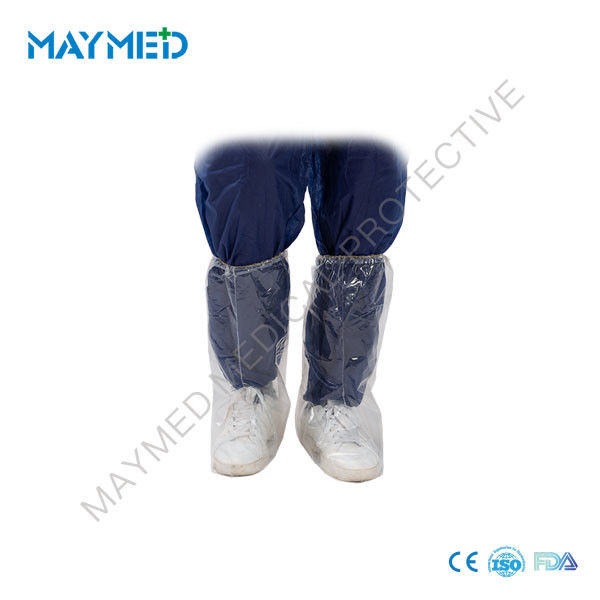 PE Plastic Transparent Long Disposable Boot Covers