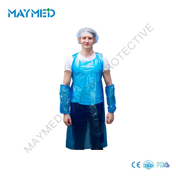 0.10mm Medical Isolation PE Disposable Plastic Apron