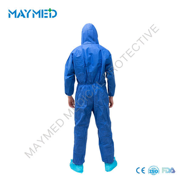 Type 5 6 Antistatic 45g SMS Disposable Coverall